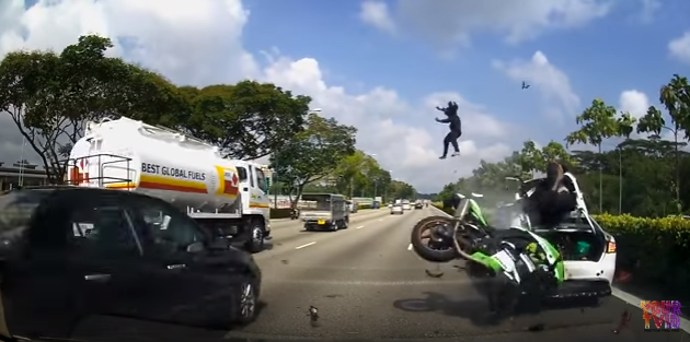 Çfarë aksidenti… pasagjeri fluturon në ajër! (VIDEO)