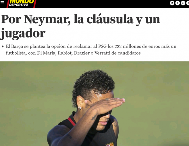 “Neymar”, Barcelona synon edhe një yll të PSG-së