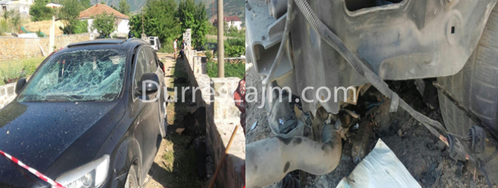 Shpërthen “Audi Q7” i biznesmenit (FOTO)