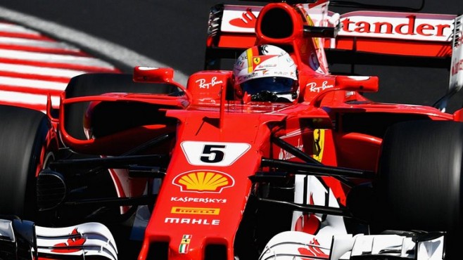 Super Ferrari në Hungari, Vettel “pole position”