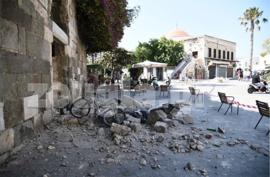 Çfarë la pas tërmeti i fortë që goditi ishullin Kos (FOTO)