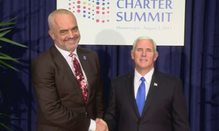 Rama: Zv.presidenti Pence rikonfirmoi mbështetjen e SHBA