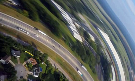 Celulari që ra nga qielli (VIDEO)