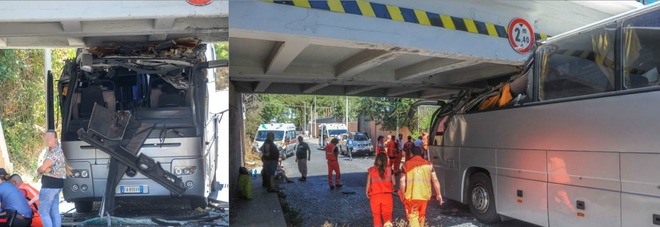 Autobuzi me turistë ngec poshtë urës, 18 të plagosur (FOTO)