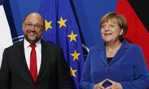 Merkel kryeson në sondazhe përballë socialdemokratit Schulz