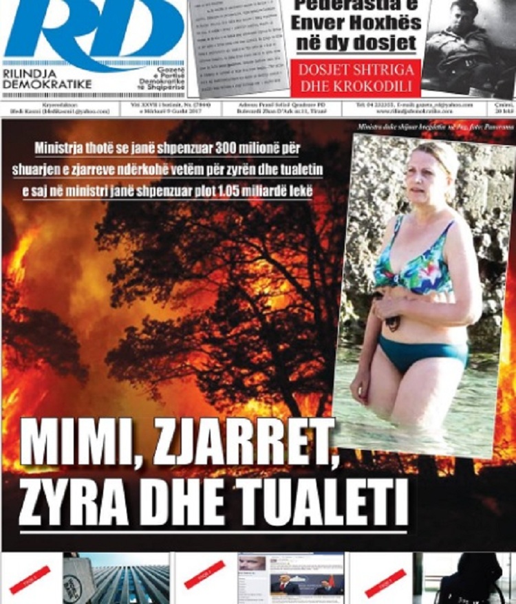 Kryeredaktori i RD-së i përgjigjet ashpër Kodhelit: Nuk bëhet striptizëm me zjarret