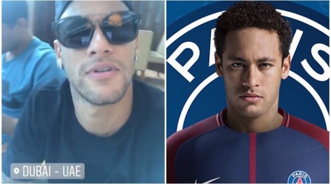 Neymar më pranë PSG, poston foto nga Dubai