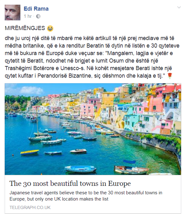 Rama e nis ditën me një artikull për Beratin, e ‘masakrojnë’ me komente dhe i kujtojnë Durrësin