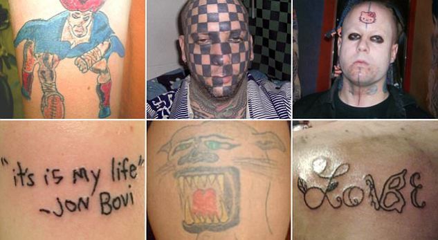 Tatuazhe më të tmerrshme dhe më qesharake se këto nuk keni parë kurrë (FOTO)