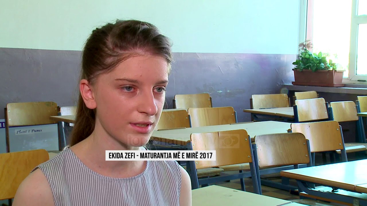 Durrës, gjimnazistja e “Naim Frashërit” maturantja më e mirë e Maturës Shtetërore