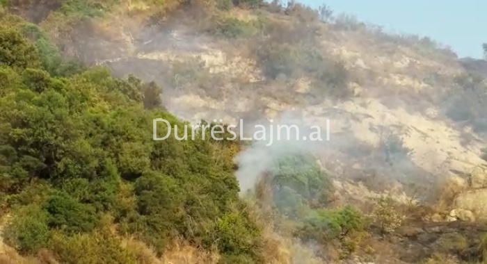 LAJM I FUNDIT/ Zjarr i madh te Shkëmbi i Kavajës, 4 zjarrfikëse në vendngjarje