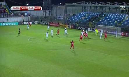 Shqipëria barazon 1-1 në Maqedoni
