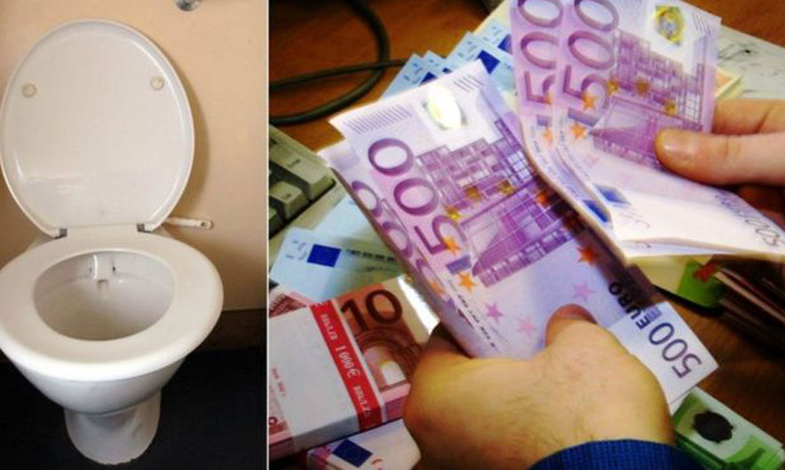 Pse u hodhën me mijëra euro në tualete