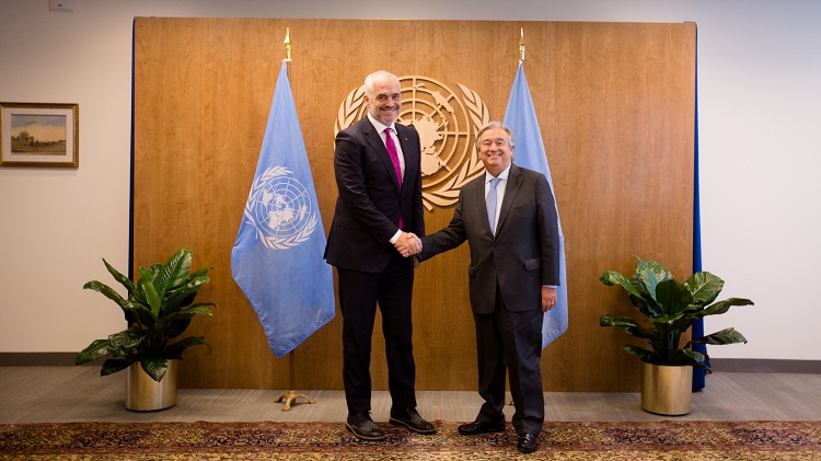 Rama takohet me Sekretarin e Përgjithshëm të OKB-së