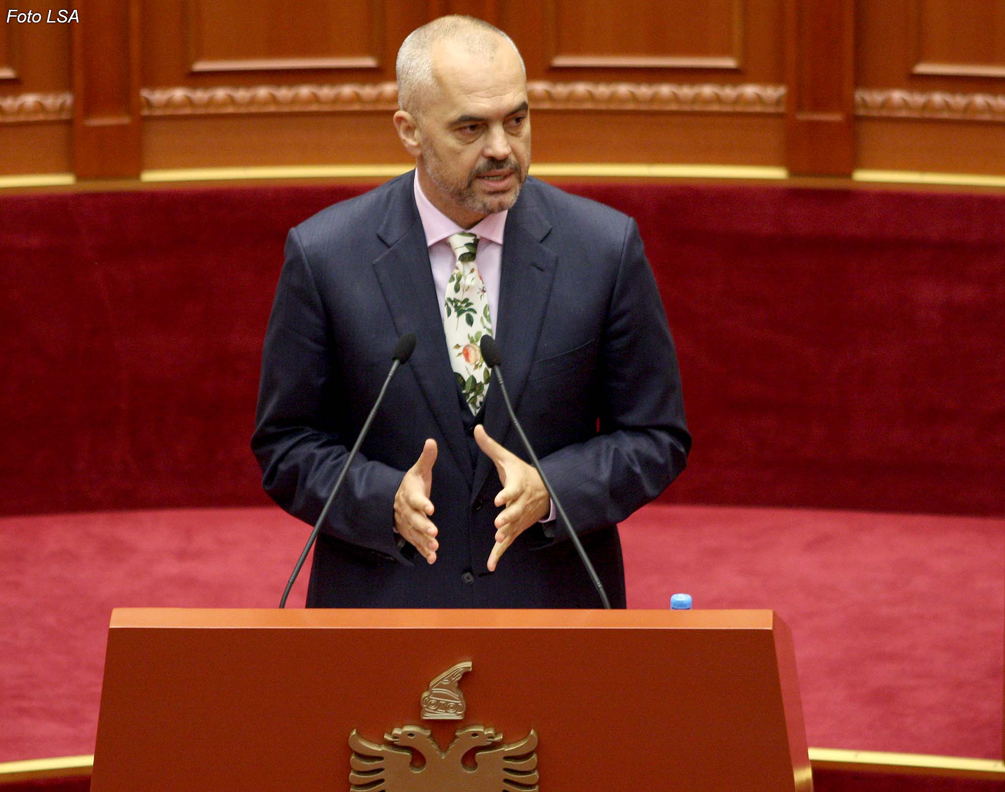 Sot seancë plenare, Rama prezanton programin politik