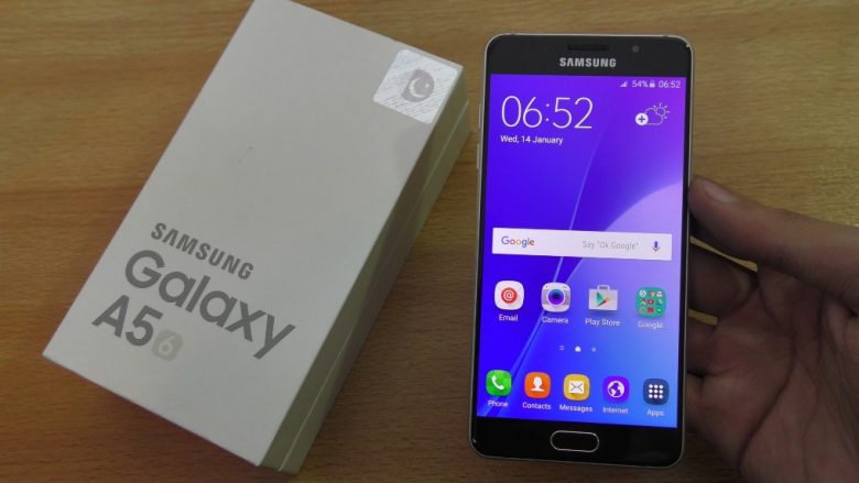 Samsung Galaxy A5, 2017: Celular &#8220;mesatar&#8221; me karakteristika Premium (FOTO+VIDEO)