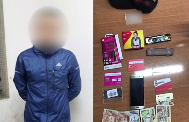 Klononin karta e vidhnin ATM, një në pranga, një tjetër në kërkim