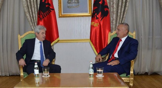 Presidenti Meta pret kryetarin e BDI-së, Ali Ahmeti