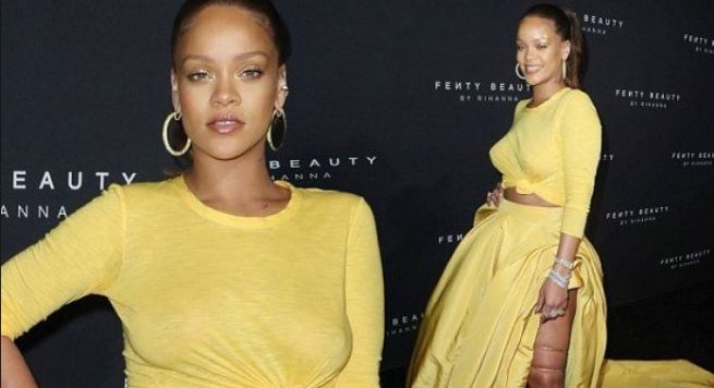 Rihanna shkëlqen në New York Fashion Week (FOTO)