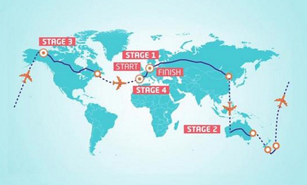 Çiklisti britanik rreth botës për 78 ditë
