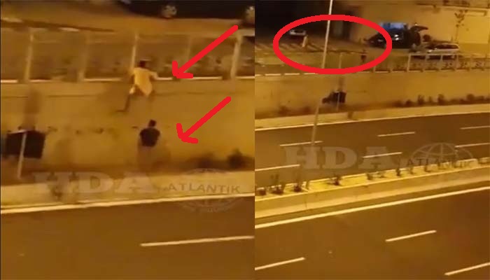 Çifti rrezikon jetën në autostradë, ja akti absurd që bëjnë (VIDEO)