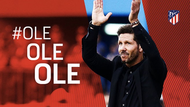 Simeone rinovon deri në 2020 me Atleticon