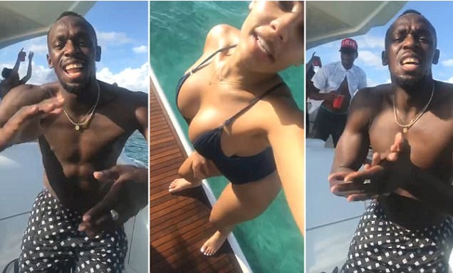 Usain Bolt pushime seksi me të fejuarën në plazh