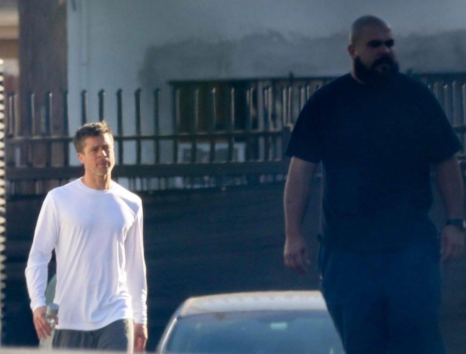 Gjigandi që ruan Brad Pitt