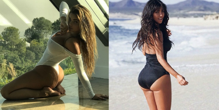 Harrojeni Kim Kardashian! Kjo modele ka të pasmet më seksi në botë (FOTO)