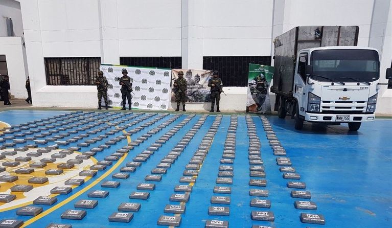 Në Albania, Policia kolumbiane kap 498 kg kokainë