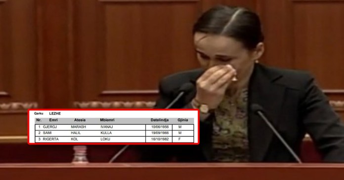 ‘Përloti’ Kuvendin, deputeti i Durrësit zbulon të shkuarën e Gerta Lokut