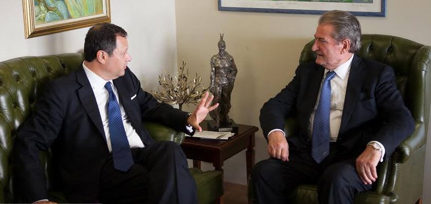 Berisha takohet me presidentin e Fondit Shqiptaro-Amerikan