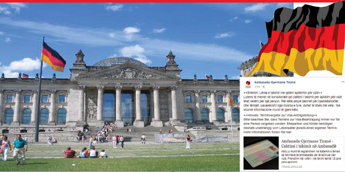 Ambasada gjermane: Si do të jepen vizat për punësim e studim