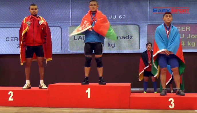 Peshëngritje, Arbër Çerçizi nënkampion i dyfishtë i Europës për U-23