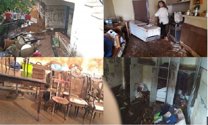 Katastrofa natyrore në Greqi/ Pamjet brenda shtëpive të familjeve shqiptare (FOTO)
