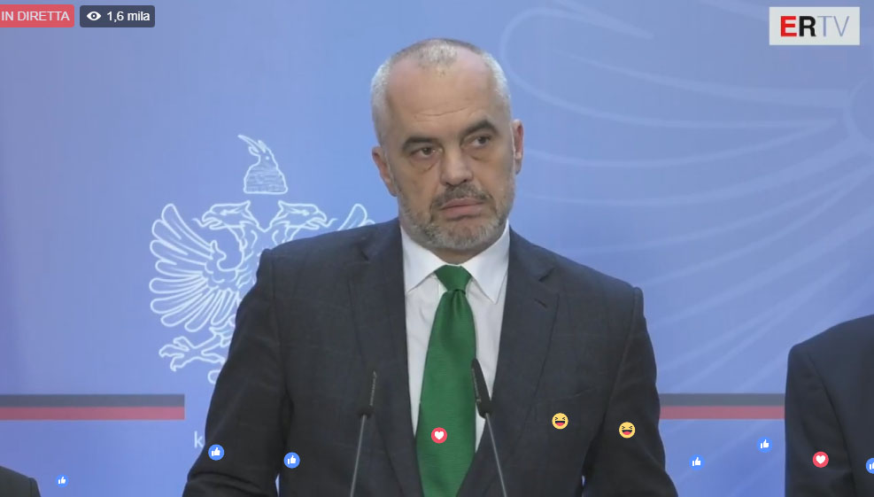 Kryeministri Rama sfidon sërish gazetarët