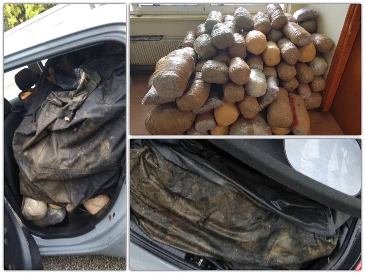 142 kg marijuanë në makinë, policia greke arreston 20-vjeçarin shqiptar