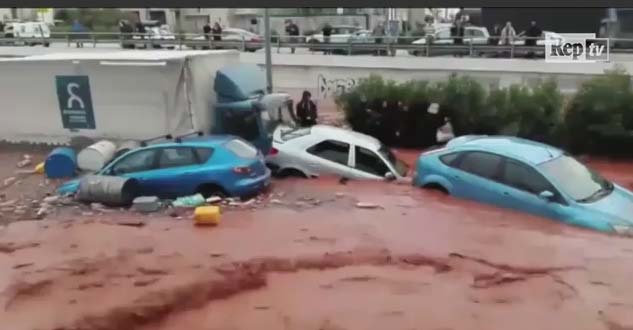 Përmbytjet në Greqi, humb jetën një shqiptar