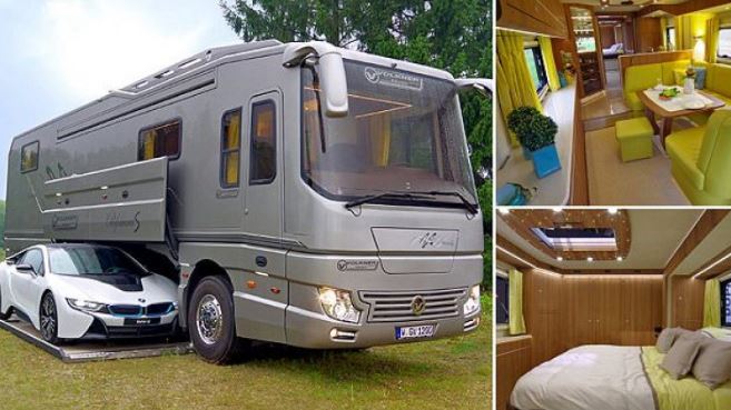 FOTO/ Shtëpi në rrota, brenda rulosë ku nuk mungon asgjë