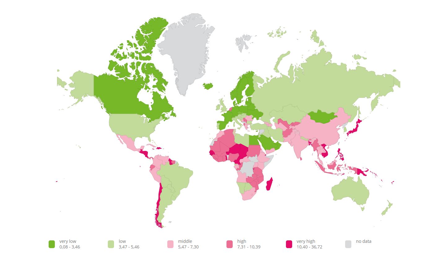 Shqipëria, vendi më i rrezikuar në Europë nga fatkeqësitë natyrore