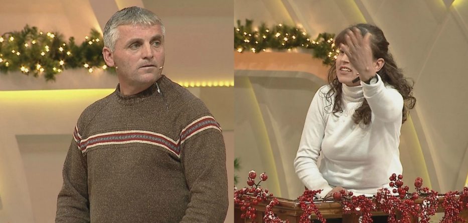 Konflikti për pronën, gruaja le burrin live në emision (VIDEO)