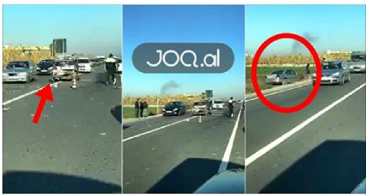 Aksident i rëndë, përplasen 3 makina duke shkaktuar kaos në rrugë