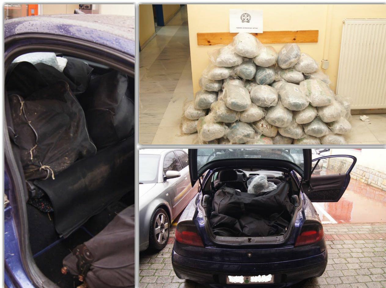 Afro 63 kg drogë në makinë drejt Greqisë, arrestohet shqiptari