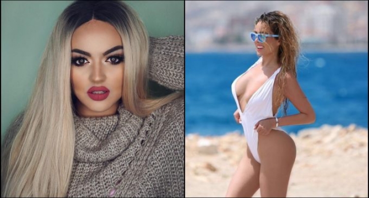 Françeska puthje në buzë me Encën në festën e ditëlindjes (FOTO)