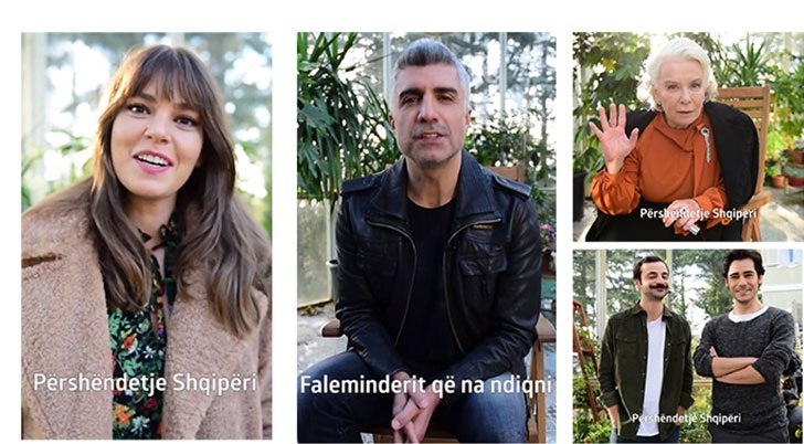 VIDEO/ Aktorët e njohur turq, përshëndesin fansat në Shqipëri