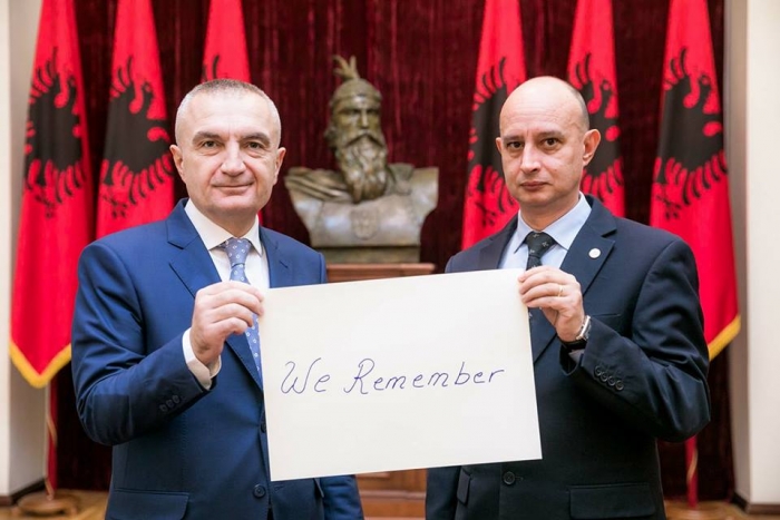 Në ditën e protestës, Meta kujton viktimat e Holokaustit