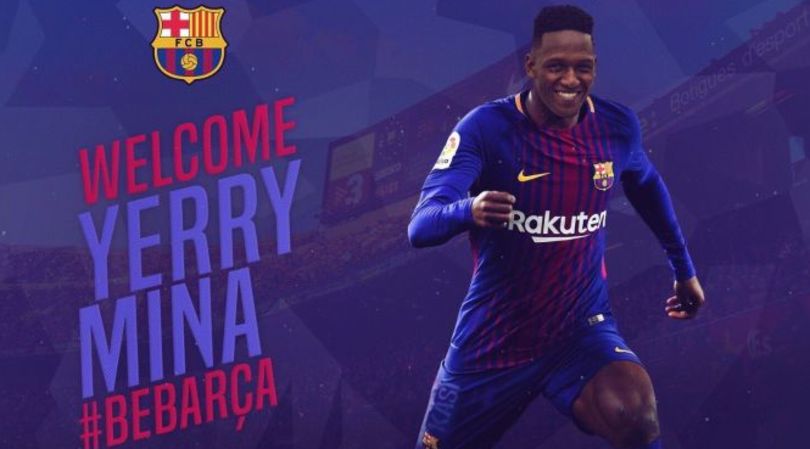 Yerry Mina, kolumbiani i parë në historinë e Barçës
