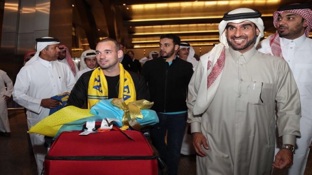 Zyrtare, Wesley Sneijder në Katar te Ak Gharafa