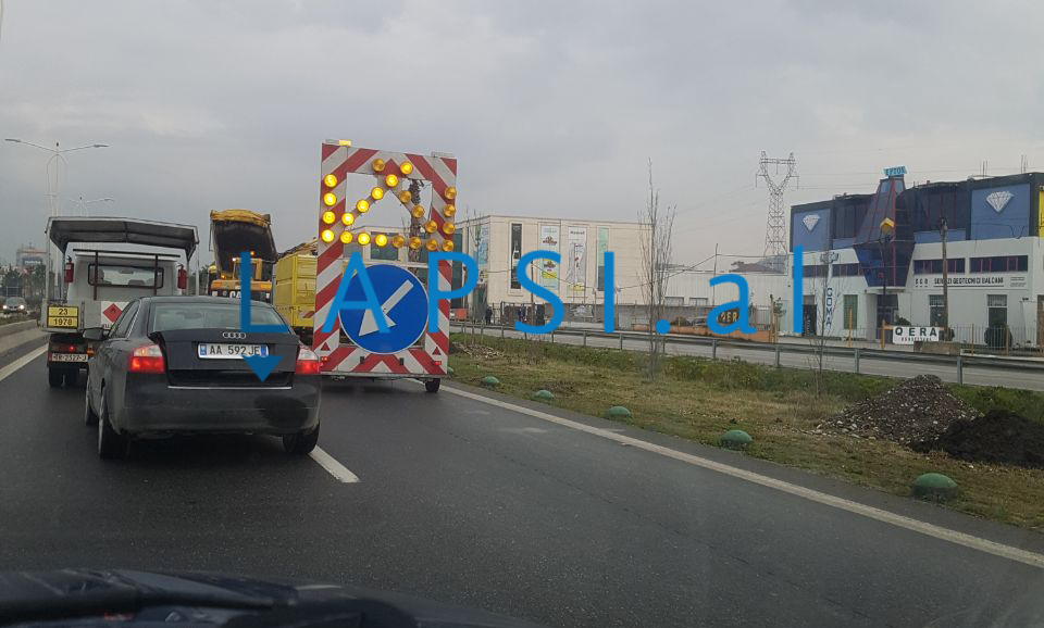 FOTO/ Nis zëvendësimi i palmave të thara në autostradën Tiranë-Durrës