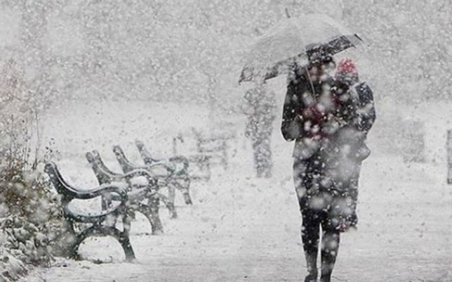 Harta/ Ja zonat ku do bjerë dëborë dhe ku priten përmbytje